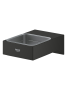 Держатель GROHE Selection Cube, матовый черный (408652430)