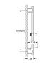Душевая штанга GROHE Rainshower SmartActive 900 мм, суперсталь (26603DC0)