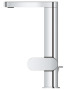 Смеситель для раковины GROHE Plus, с донным клапаном, хром (23843004)