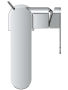 Смеситель для раковины GROHE Plus, с донным клапаном, хром (23843004)