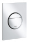Панель смыва для унитаза GROHE Nova Cosmopolitan S, 3 режима, матовый хром (37601P00)
