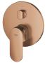 Внешняя часть смесителя для ванны GROHE Plus с переключателем на 3 положения, теплый закат матовый (24093DL4)