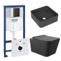 Комплект инсталляции GROHE Solido 38811KF0 с унитазом Aqueduto MACIO MACT2140 и раковиной Aqueduto ESPIRAL ESP0340 (NW0573)
