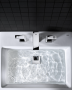 Смеситель для раковины GROHE Eurocube на 3 отверстия с донным клапаном, S-size, хром (20351000)