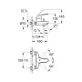 Душевая система GROHE New Tempesta 200 со смесителем для ванны, хром (NB0046)