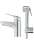 Смеситель для раковины GROHE EuroPro с гигиеническим душем, хром (24264001)
