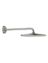 Верхний душ GROHE Rainshower 310 Mono с душевым кронштейном, 1 режим, сатиновая сталь (26558MS0)