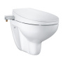 Унитаз GROHE Bau Ceramic подвесной, с сиденьем-биде, альпин-белый (39651SH0)