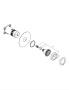 Боковой душ GROHE Rainshower Aqua, круглый, 2 режима струи, темный графит матовый (26801AL0)
