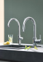 Кран для кухонной мойки GROHE Blue Pure Mono с функцией фильтрации, без фильтра в комплекте, хром (31724000)
