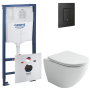 Комплект инсталляции GROHE Solido 3 в 1 с унитазом Метрополь CN4002T и звукоизоляционным комплектом (NW0783)
