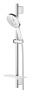 Душевой гарнитур GROHE RainShower SmartActive 130 с мыльницей, душевая штанга 600 мм, хром (26575000)