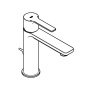 Смеситель для раковины GROHE Lineare, S-Size, хром (32114001)