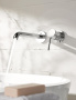 Внешняя часть смесителя для раковины GROHE Essence скрытого монтажа, на 2 отверстия, L-Size, хром (29193001)