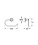 Держатель для туалетной бумаги GROHE Essentials Authentic, без крышки, хром (40657001)