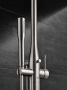 Душевая система GROHE Essence New со смесителем для душа, суперсталь (23741DC1)