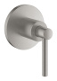 Внешняя часть вентиля GROHE Atrio, рукоятка-рычаг, суперсталь (19088DC3)