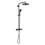 Душевая система GROHE Euphoria System 260 с термостатом для душа, фантомный чёрный (27615KF2)