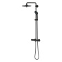 Душевая система GROHE Euphoria System 260 с термостатом для душа, фантомный чёрный (27615KF2)