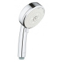 Душевой гарнитур GROHE Tempesta Cosmopolitan 100 с мыльницей, 3 режима струи, душевая штанга 600 мм, 9,5 л/мин, хром (27576002)