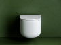 Подвесной унитаз Ceramicanova Ульма безободковый, смыв Торнадо, белый (CN4006T)