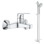 Готовый комплект для ванны и душа GROHE BauFlow, хром (NSB0181)
