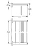 Полочка для полотенец GROHE BauCosmopolitan 510 мм, хром (40462001)