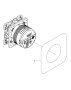 Душевая система GROHE Eurosmart Cosmopolitan со смесителем для душа, хром (25219001)