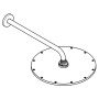 Верхний душ GROHE Rainshower Cosmopolitan Metal 310, 8 л/мин, 1 режим, 380 мм, хром (26066000)