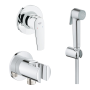 Комплект GROHE BauFlow с монтажной частью и гигиеническим душем Tempesta-F Trigger Spray 30, хром (NH0008)