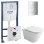 Комплект инсталляции GROHE Rapid SL 4 в 1 с унитазом Союз CN4009T и звукоизоляционным комплектом (NW0794)