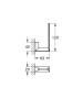 Держатель запасного рулона туалетной бумаги GROHE Selection Cube, хром (40784000)