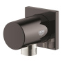 Подключение для душевого шланга GROHE Rainshower, темный графит, глянец (27076A00)