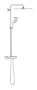 Душевая система GROHE Rainshower SmartActive 310 Cube с термостатом для душа, хром (26649000)