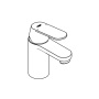 Смеситель для раковины GROHE Eurosmart Cosmopolitan, S-size, хром (32824000)