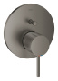 Внешняя часть смесителя для ванны GROHE Atrio на 2 потребителя, темный графит матовый (24066AL3)