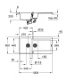 Мойка GROHE K500 с 1,5 чашей, 1000 x 500 мм, серый гранит (31646AT0)