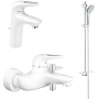 Готовый комплект для ванной комнаты GROHE Eurostyle, белая луна (NB0019-1)