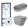 Комплект инсталляции GROHE Rapid SL 38772SH0 с унитазом Aqueduto CONE CON0130 и раковиной Aqueduto ESPIRAL ESP0230 (NW0448)