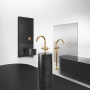 Внешняя часть смесителя для ванны GROHE Atrio напольного монтажа, двухвентильный, холодный рассвет глянец (25044GL3)