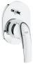 Смеситель для ванны GROHE BauCurve в комплекте с монтажной частью, хром (29043000)