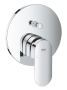Внешняя часть смесителя для ванны GROHE Plus с переключателем на 2 положения, хром (24060003)