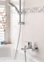 Душевая система GROHE Vitalio Start System 180 Flex со смесителем для ванны (NSB0156)