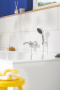 Ручной душ GROHE Vitalio Comfort 100, 3 режима, хром/черный (26092000)