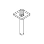 Душевой кронштейн потолочный GROHE Rainshower neutral 151 мм, хром (27485000)