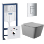 Комплект инсталляции GROHE Rapid SL 38775001 с унитазом Aqueduto MACIO MACT2130 и сиденьем с микролифтом (NW0541)