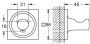 Крючок для халата GROHE Allure, темный графит глянец (40284A01)