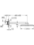 Верхний душ GROHE Rainshower SmartActive 310 Cube, 2 режима, 430 мм, сатиновый графит (26479MG0)