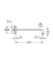 Душевой кронштейн GROHE Rainshower neutral 378 мм, хром (28982000)