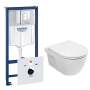 Комплект инсталляции GROHE Rapid SL 38775001 с унитазом AQUAme AQM2011 и сиденьем с микролифтом (NW0314)
